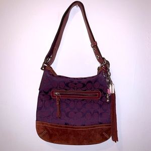 Vintage Coach monogram handbag